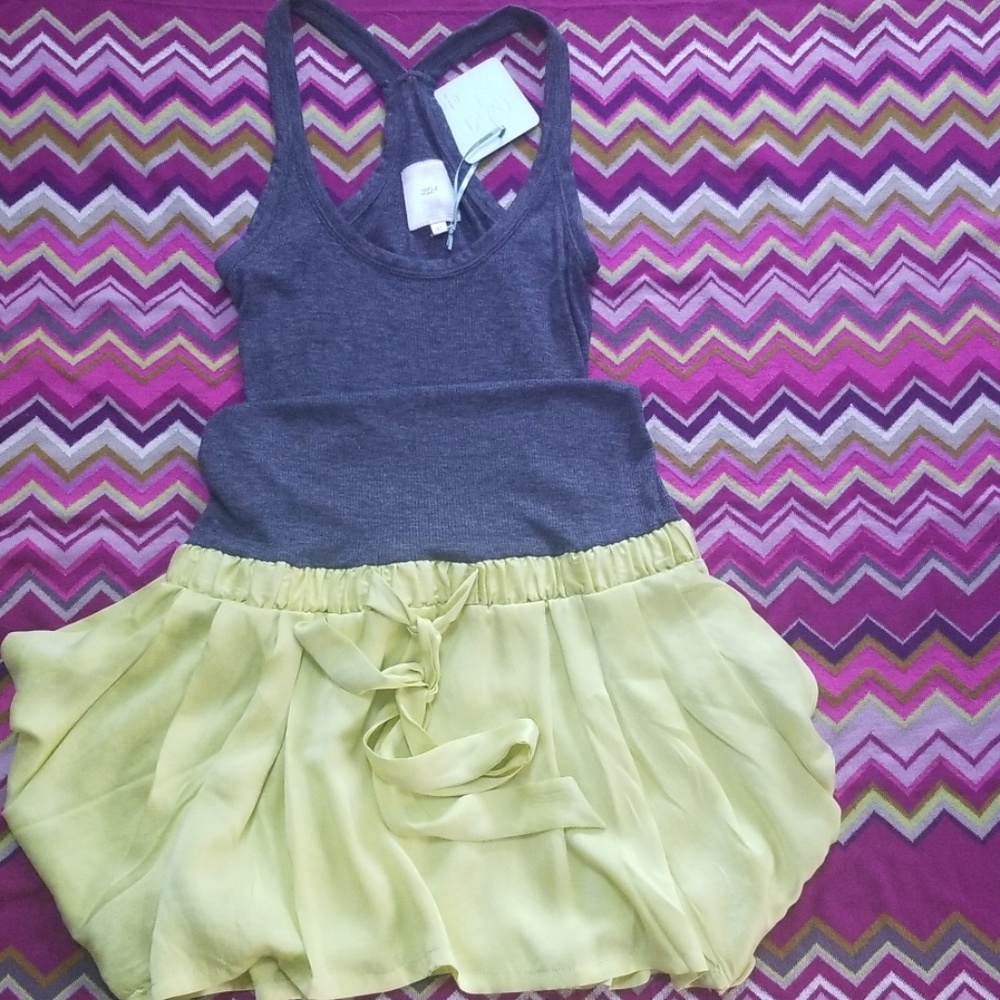 Cotton silk dress